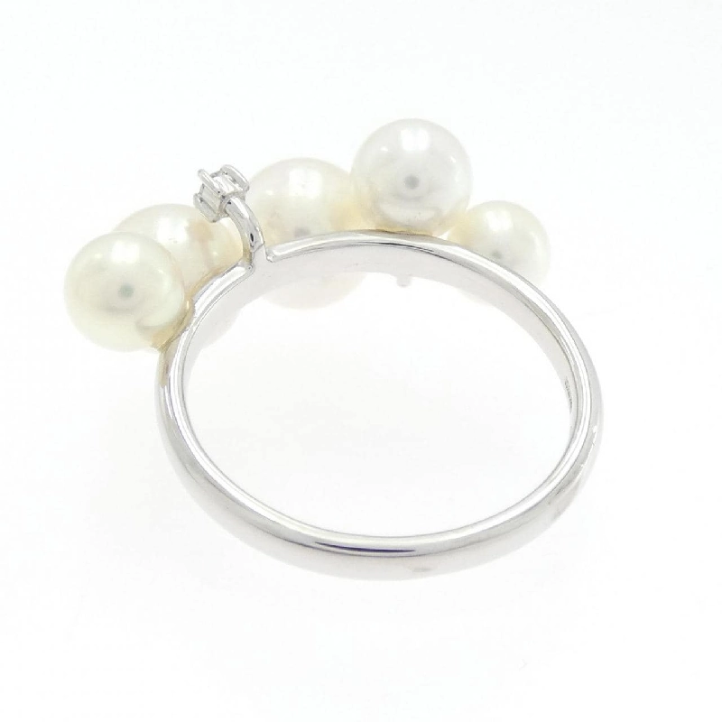 Nhẫn ngọc trai Akoya K18WG 668690