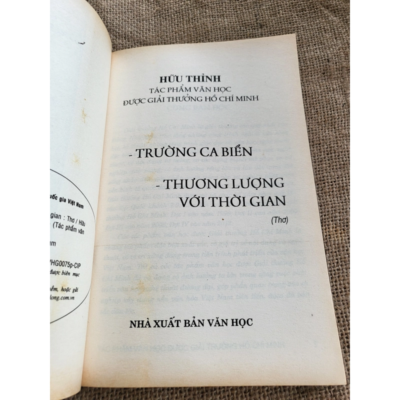 Hữu Thỉnh_ Trường ca Biển & Thương lượng với thời gian 369374