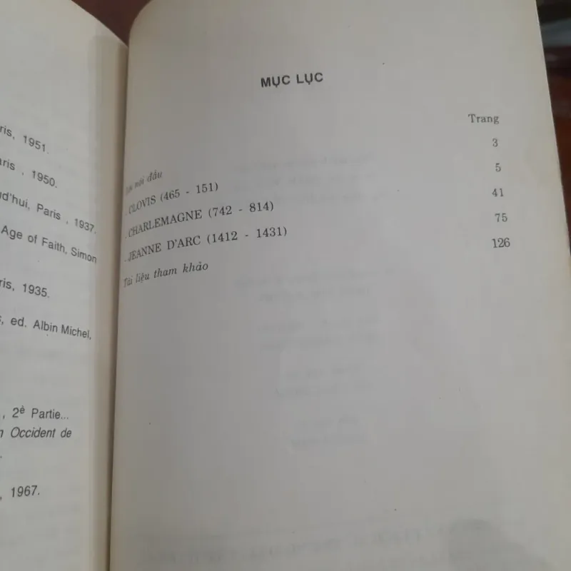 Các nhân vật lịch sử Trung Đại, tập II: PHÁP 1023175