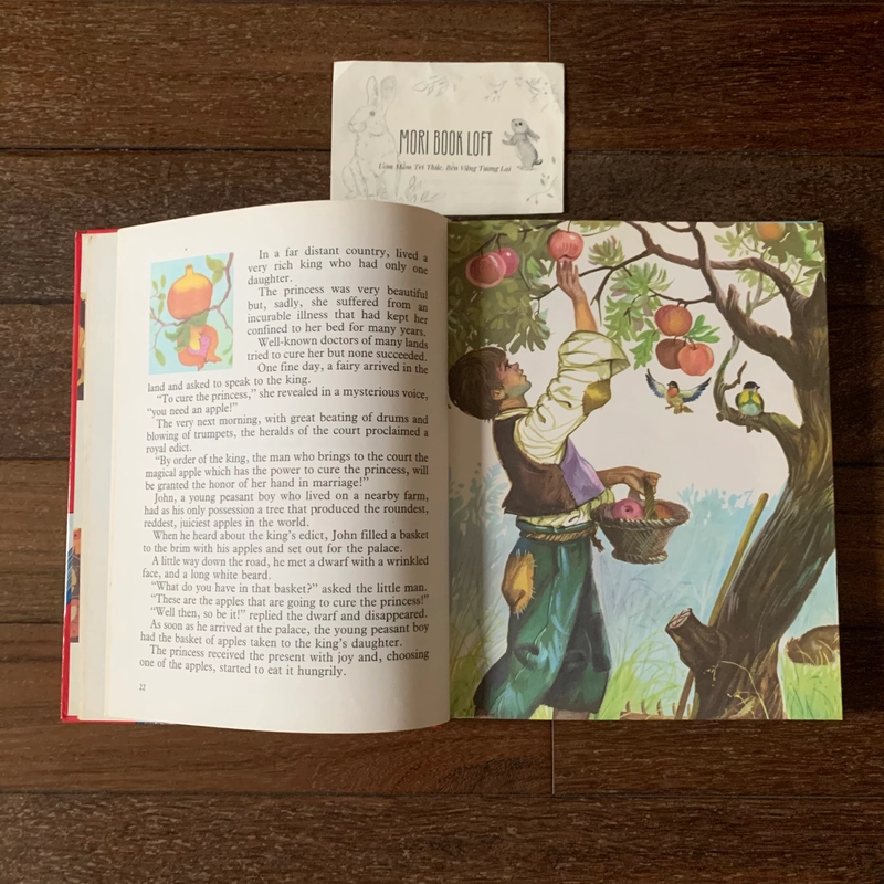 Sách tranh tiếng anh Treasury of Fairy Tales, Used, Bìa cứng, Minh họa cổ điển 479274