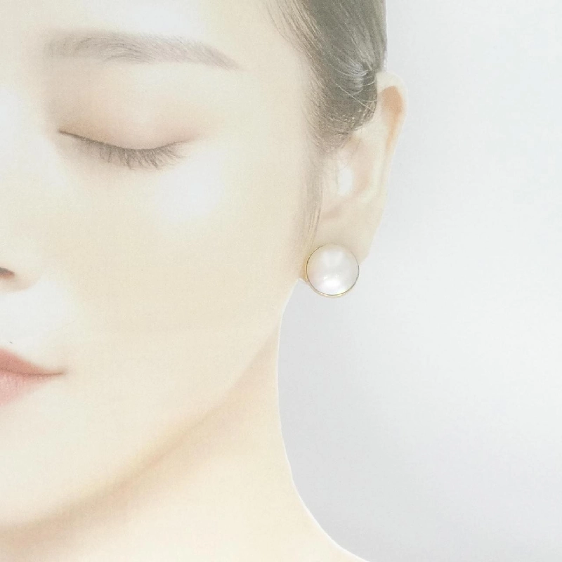 K18YG Mabe Pearl Bông tai - Hàng hiệu Authentic 872249