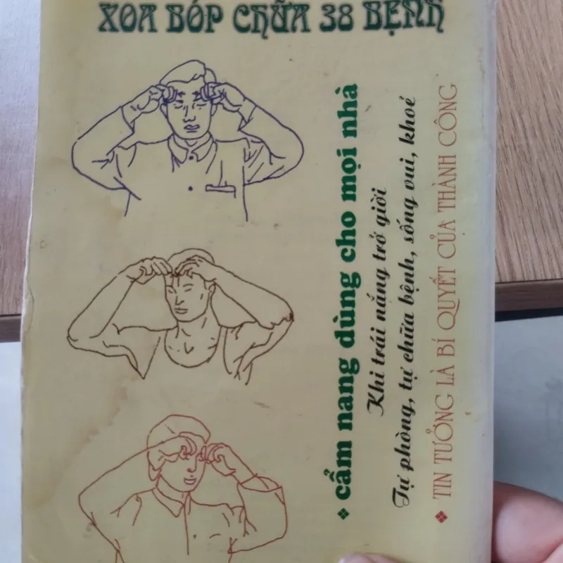 cuốn sách "Xoa Bóp Chữa 38 Bệnh" của tác giả Chương Triều Khanh và Chương Bội Phong 929352