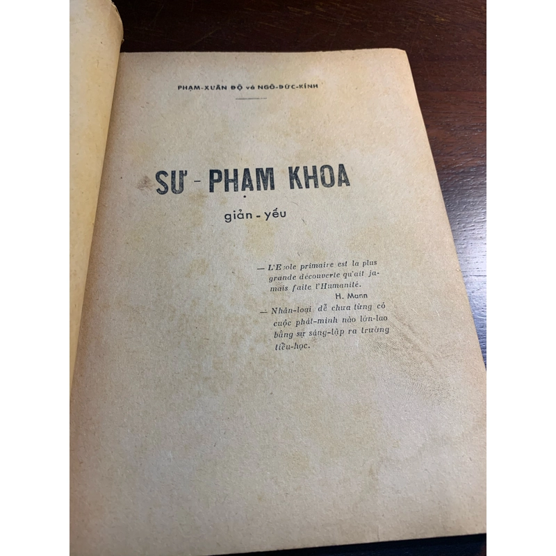 Sư Phạm Khoa Giản Yếu 1958 - Phạm Xuân Độ Ngô Đức Kính 277698