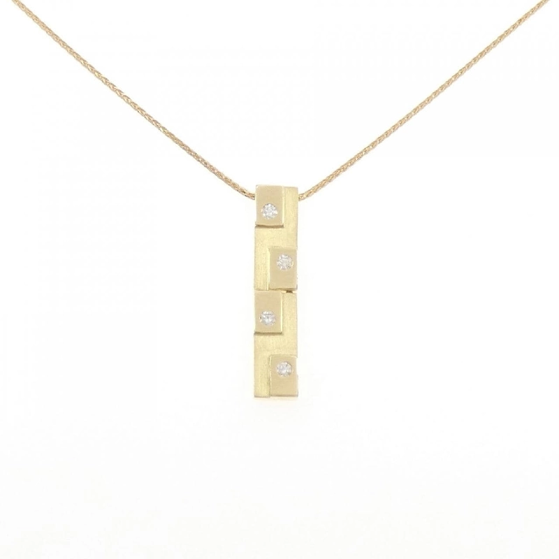 K18YG Dây chuyền kim cương 0.32CT - Hàng hiệu Chính hãng 860932