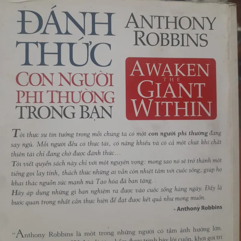 Anthony Robbins - ĐÁNH THỨC CON NGƯỜI PHI THƯỜNG TRONG BẠN 738190
