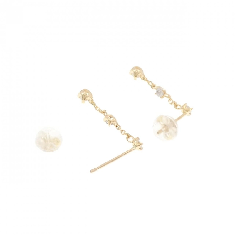 K18YG Bông tai kim cương ba viên 0.2CT - Hàng hiệu Chính hãng 867564