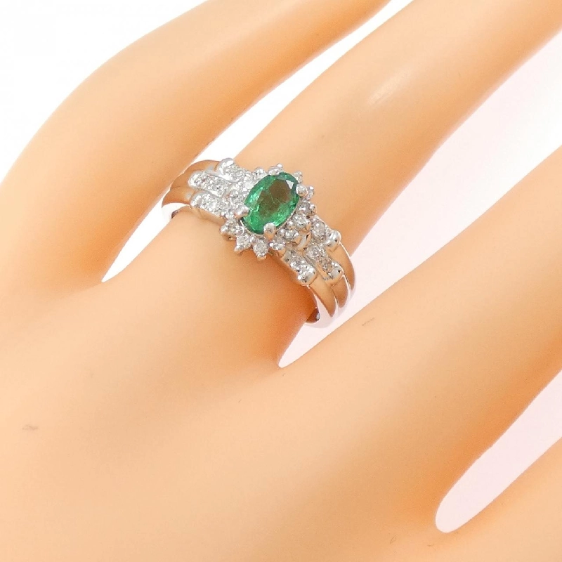 Nhẫn Emerald PT900 0.47CT - Hàng hiệu Chính hãng 854755