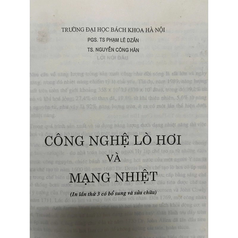 CÔNG NGHỆ LÒ HƠI VÀ MẠNG NHIỆT 504832