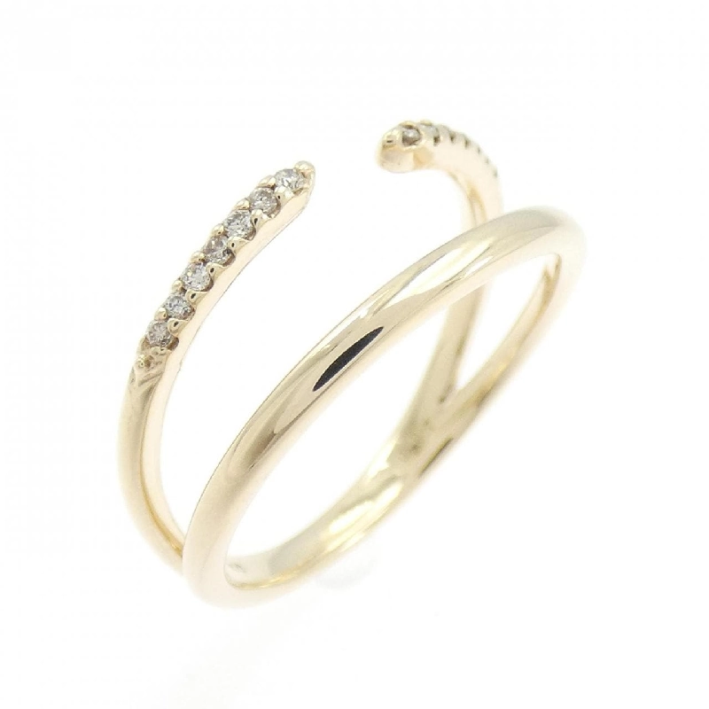 Nhẫn kim cương K10YG 0.07CT - Hàng hiệu Authentic 848554