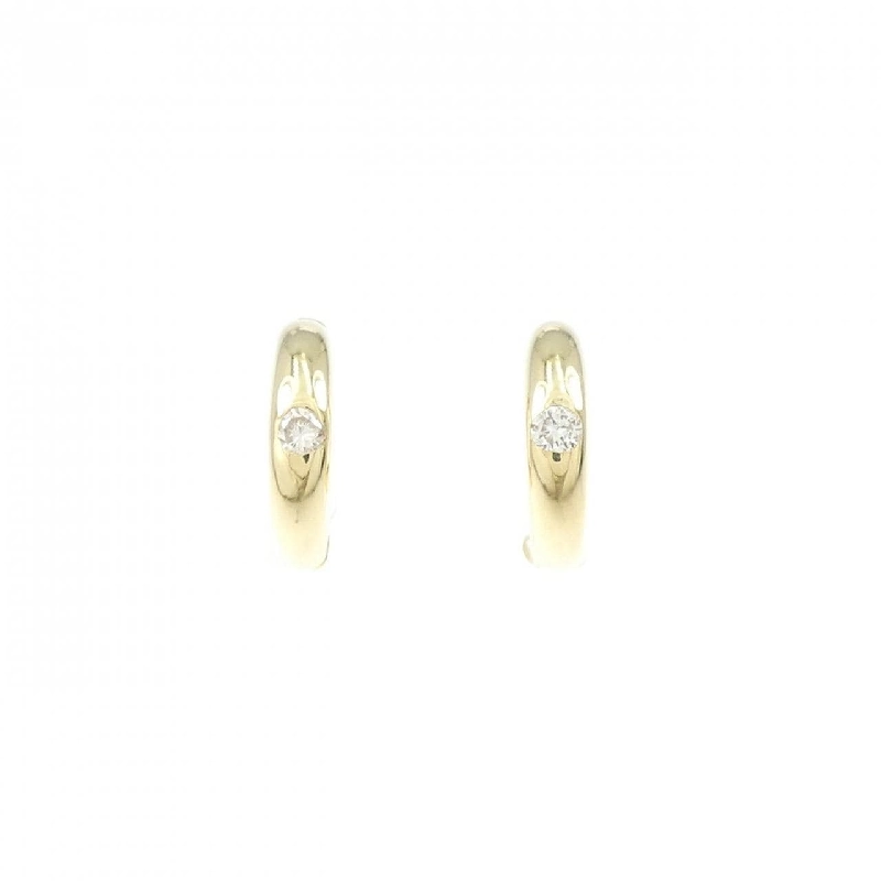 K18YG Bông tai kim cương 0.10CT - Hàng hiệu Chính hãng 871997