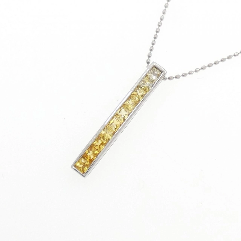 Dây chuyền Sapphire PT900/PT850 0.90CT - Hàng hiệu Chính hãng 862960