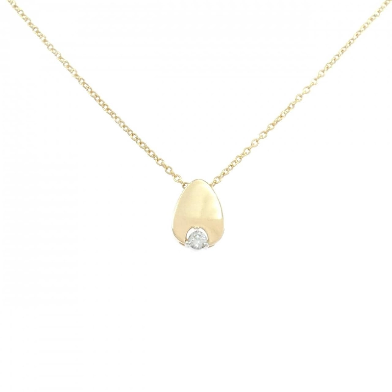 K18YG/PT Dây chuyền kim cương 0.10CT - Hàng hiệu Chính hãng 858414