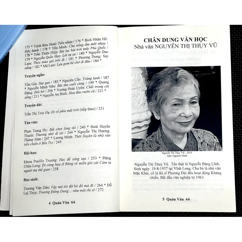 QUÁN VĂN - Chuyên đề nhà văn NGUYỄN THỊ THỤY VŨ 1006977