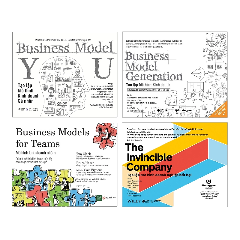 Combo Sách Tạo Lập Mô Hình Kinh Doanh + Tạo Lập Mô Hình Kinh Doanh Cá Nhân + Tạo Lập Mô Hình Doanh Nghiệp Bất Bại + Mô Hình Kinh Doanh Nhóm (Bộ 4 Cuốn) - Nhiều Tác Giả 744408