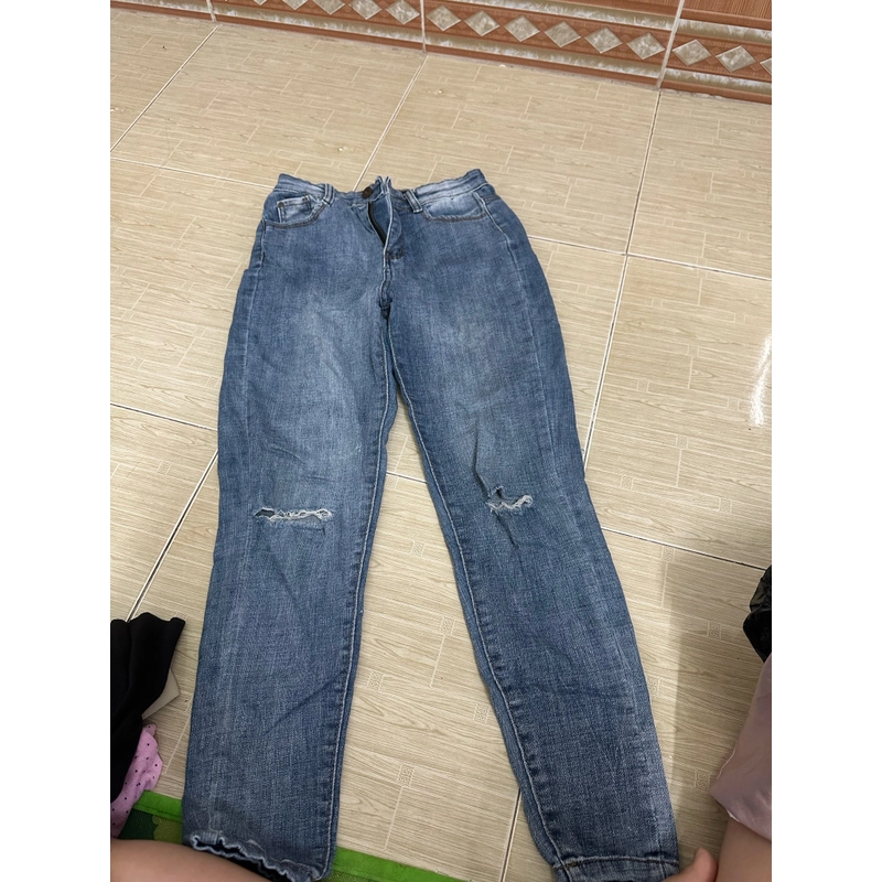 Quần jean rách gối 451521