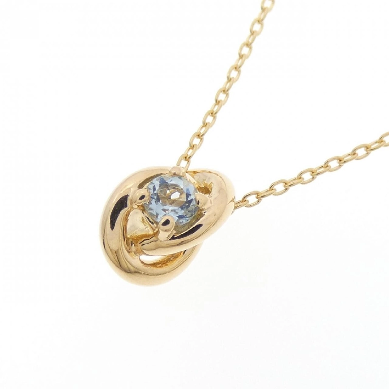 K18YG Aquamarine Necklace - Hàng hiệu Authentic 858998