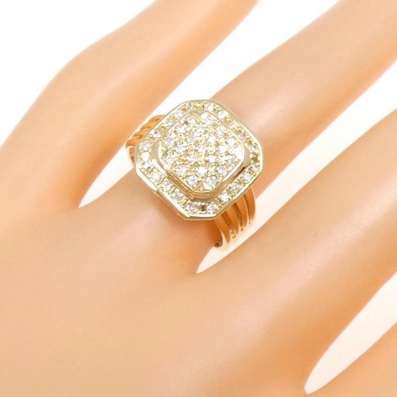 Nhẫn kim cương K18YG 0.28CT 670479