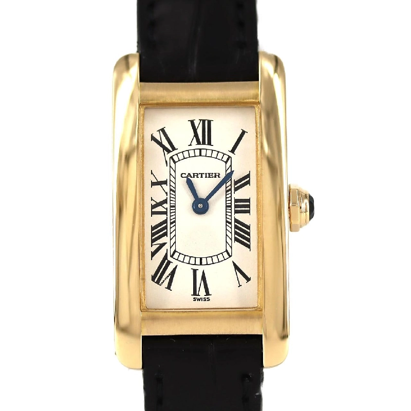 Cartier Tank Americaine SM YG W2601556 YG Quartz - Hàng hiệu Authentic 874327
