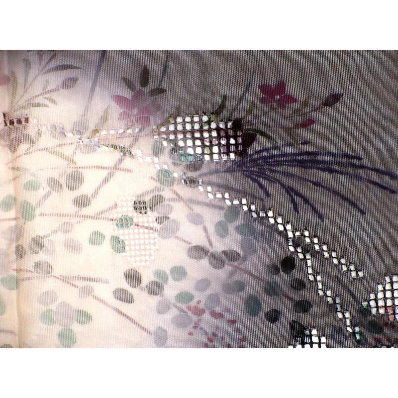 Áo kimono đơn lớp phối lưới - Bộ 2 món áo kimono và áo lót 876734