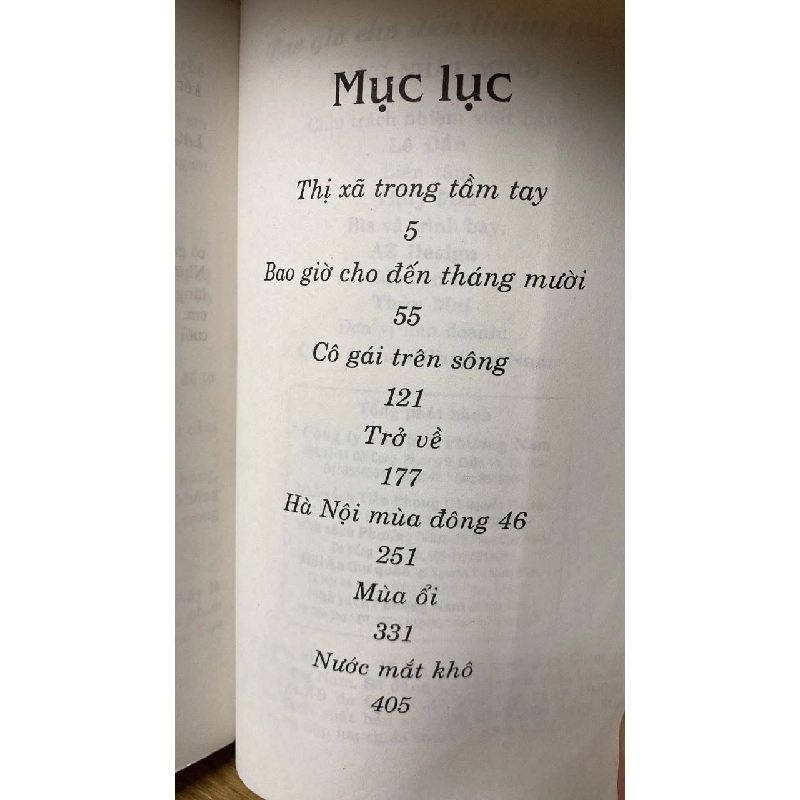 Bao giờ cho đến tháng mười (Tuyển tập kịch bản điện ảnh)- Đặng Nhật Minh -Phương Nam phát hành,NXB Thuận Hoá 2002 -Bìa mềm,khổ 13x19cm 463 trang- Sách lưu kho chưa qua sử dụng 469950