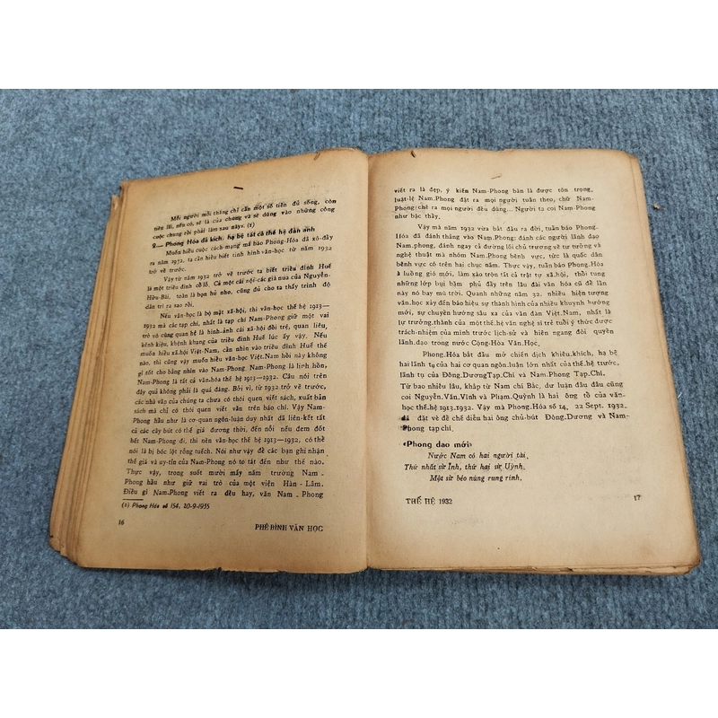 PHÊ BÌNH VĂN HỌC THẾ HỆ 1932 - THANH LÃNG 517622