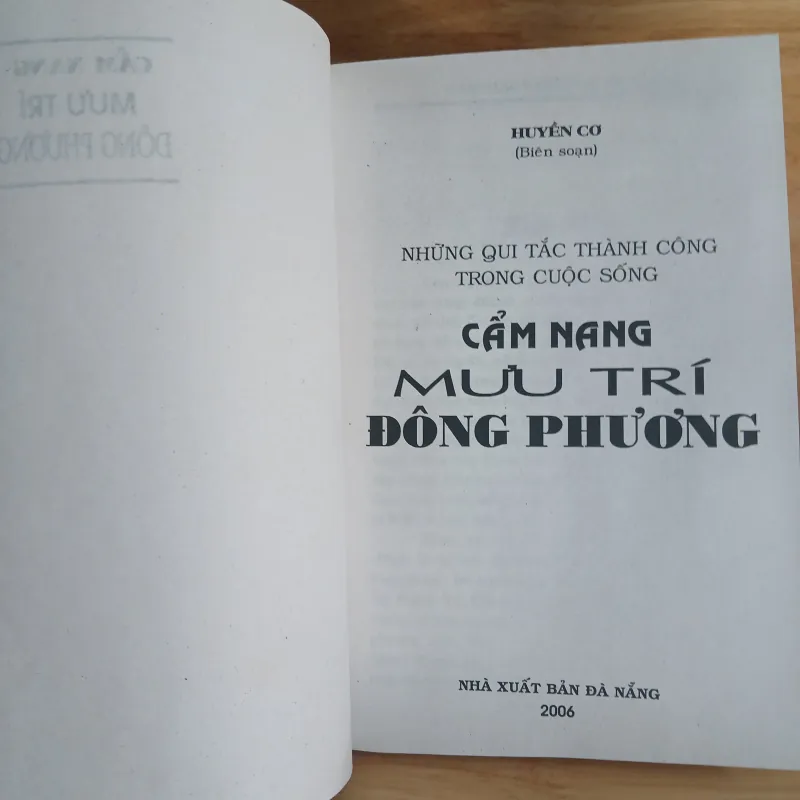 Mưu Trí Đông Phương - Huyền Cơ biên soạn 91304