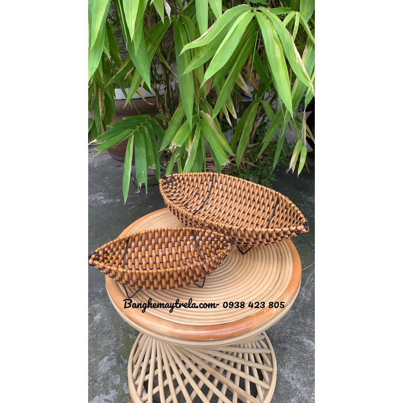 Khay mây nhựa đựng đồ giá rẻ 543626