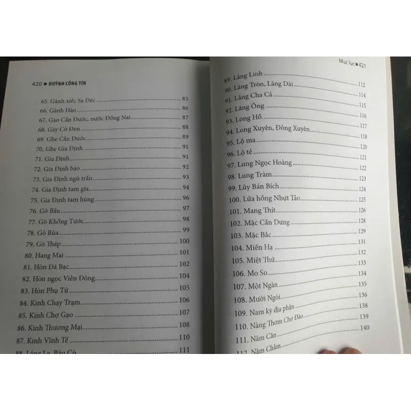 Sách Chuyện Địa Danh Và Chữ Nghĩa Nam Bộ - Huỳnh Công Tín mới 90% 674335