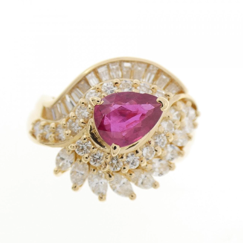 Nhẫn Ruby K18YG 0.89CT - Hàng hiệu Chính hãng 847750