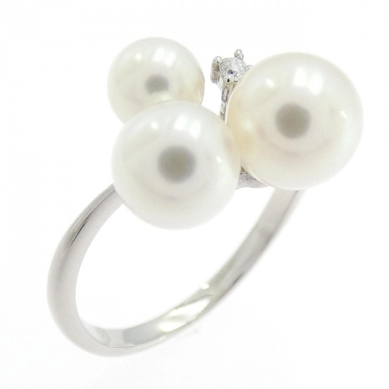 Nhẫn ngọc trai Akoya K18WG 668691