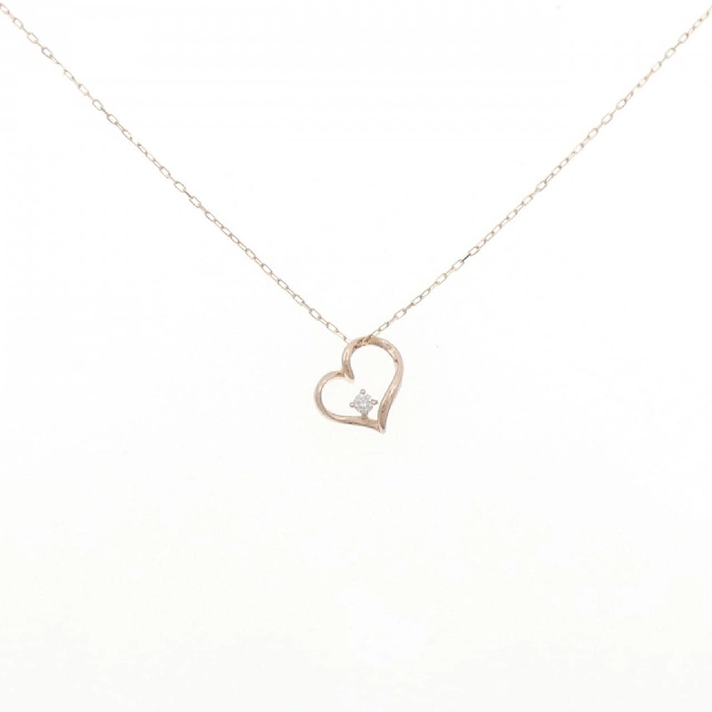 K10PG Dây chuyền hình trái tim kim cương - Hàng hiệu Authentic 859451