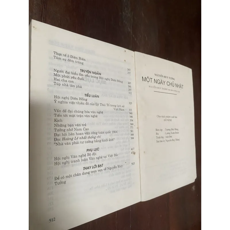 Một ngày chủ nhật-Nguyễn Huy Tưởng 1036145