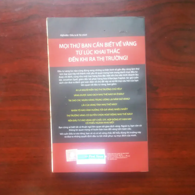 [Sách Đầu Tư] Đầu Tư Vào Vàng (Johnathan Spall) 977363