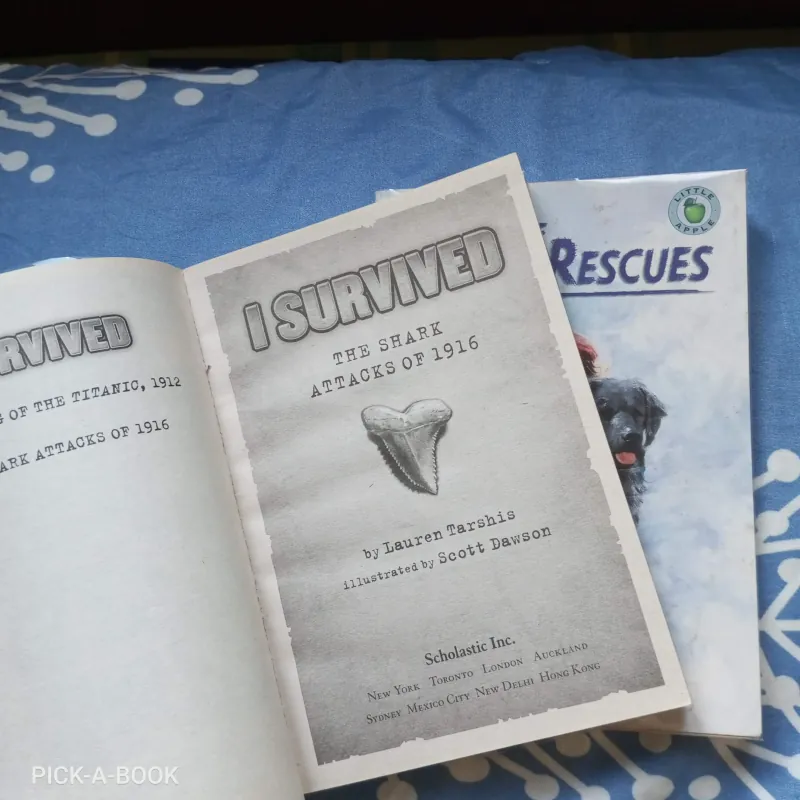 Combo 2 truyện luyện đọc Tiếng Anh 10 True Animal Rescues và I Survived 711856