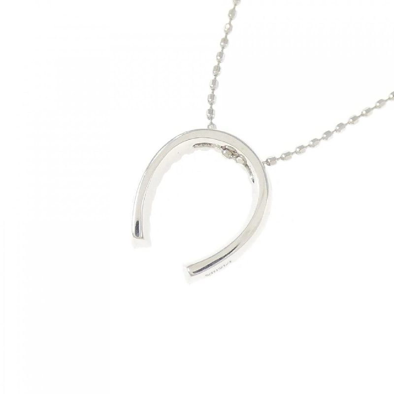 K18WG Móng ngựa Dây chuyền kim cương 0.19CT - Hàng hiệu Chính hãng 857748