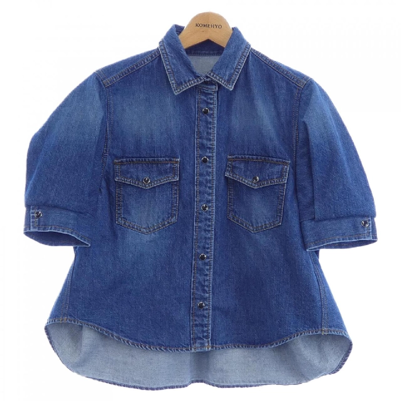 SACAI 23-06484 Áo Sơ Mi Ngắn Tay - Hàng hiệu Chính Hãng 774647