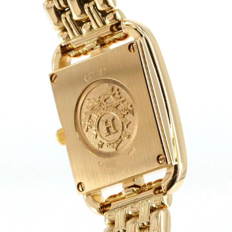 Hermès Cape Cod YG/D･Bracelet D CC1.187 YG Quartz - Hàng hiệu Chính hãng 876018