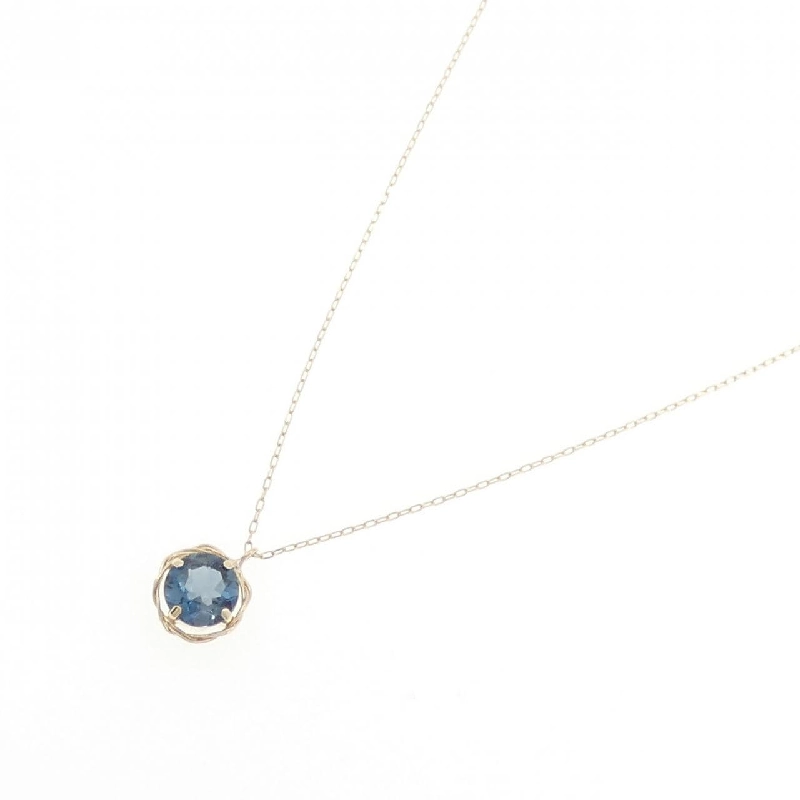 K10YG Blue Topaz Necklace - Hàng hiệu Authentic 861206
