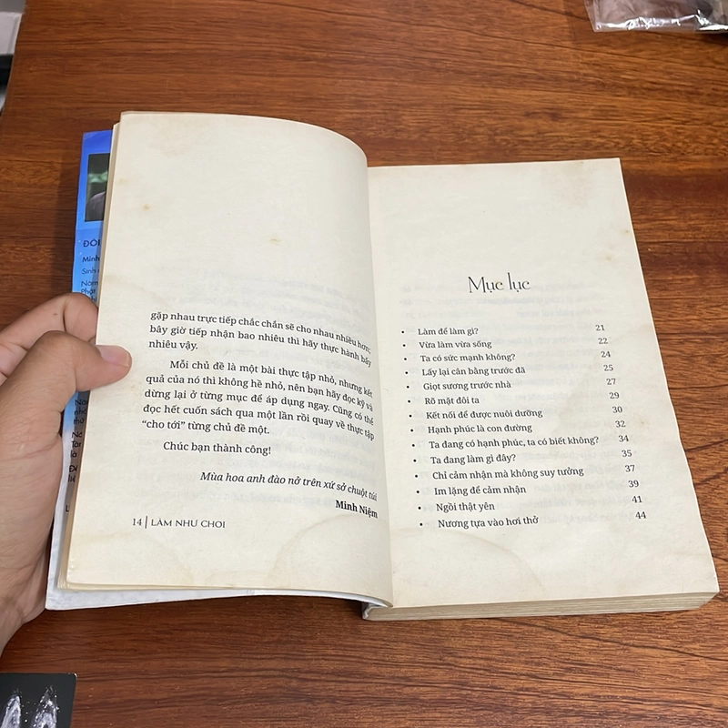 II Tựa sách: Làm Như Chơi - Minh Niệm - 2018 500373
