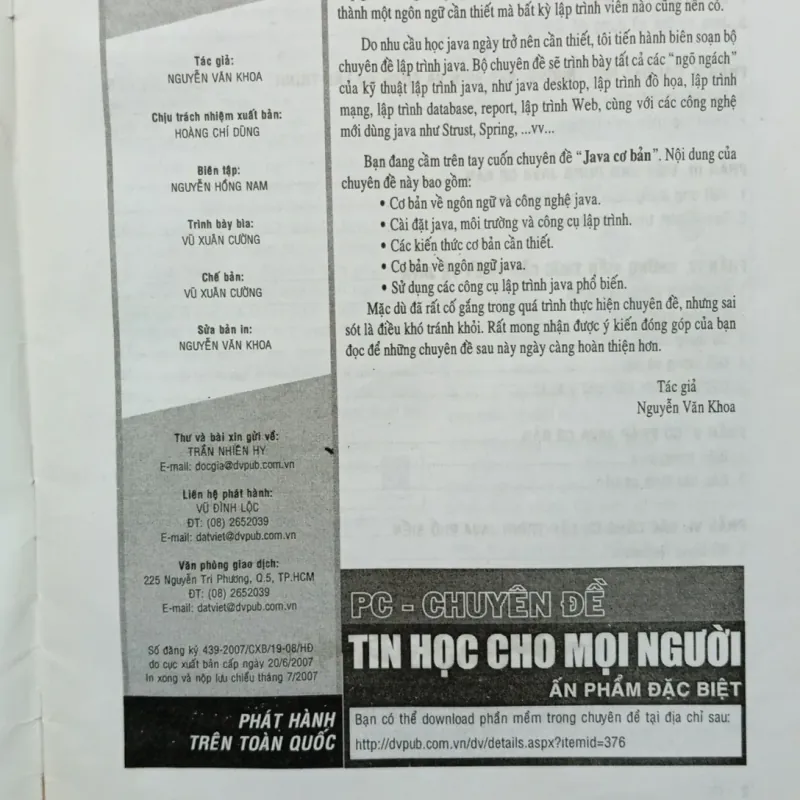 Tài liệu học JAVA của DVPUB (2003, 2007) 1000838