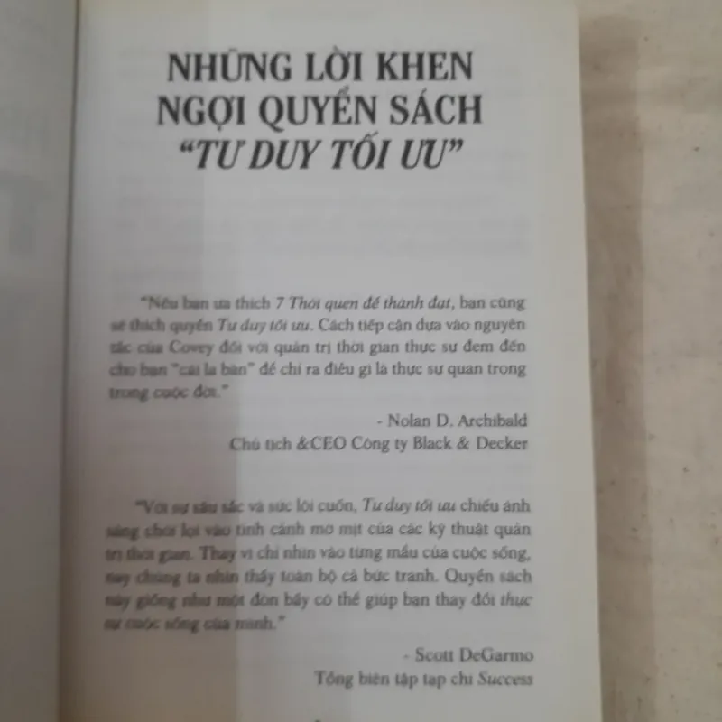 Tư duy tối ưu - First Things First - Stephen R. Covey 589011