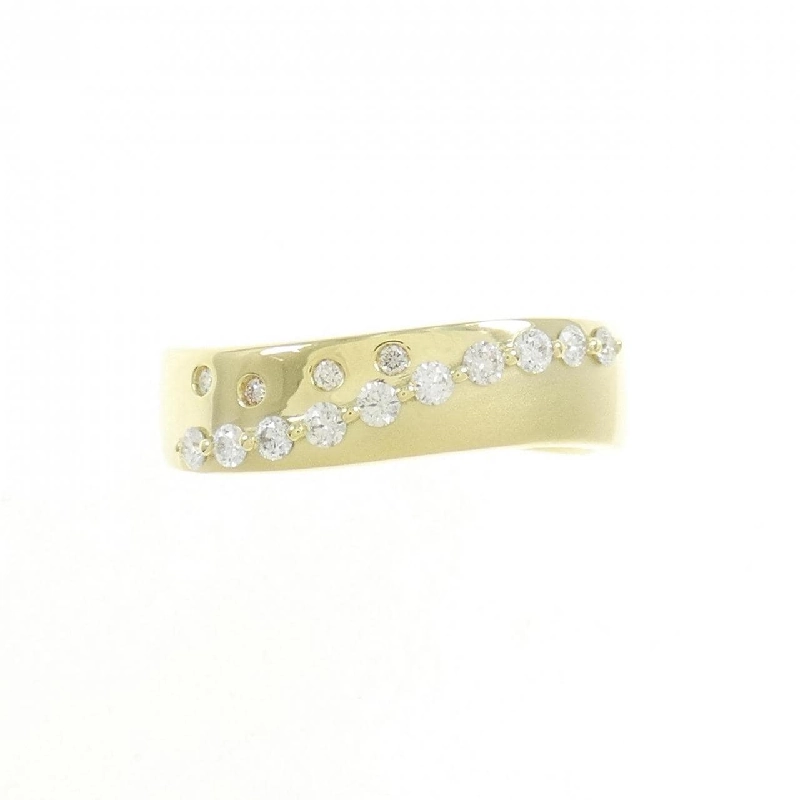 【Sản phẩm mới】Nhẫn kim cương K18YG 0.19CT 673255