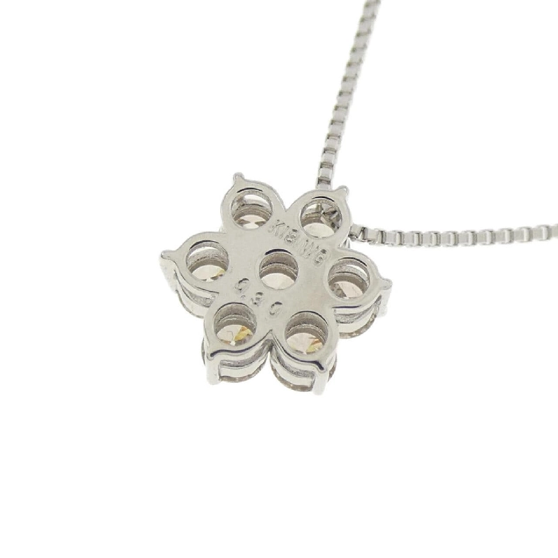 K18WG Hoa Kim Cương Dây Chuyền 0.30CT - Hàng hiệu Chính hãng 863401