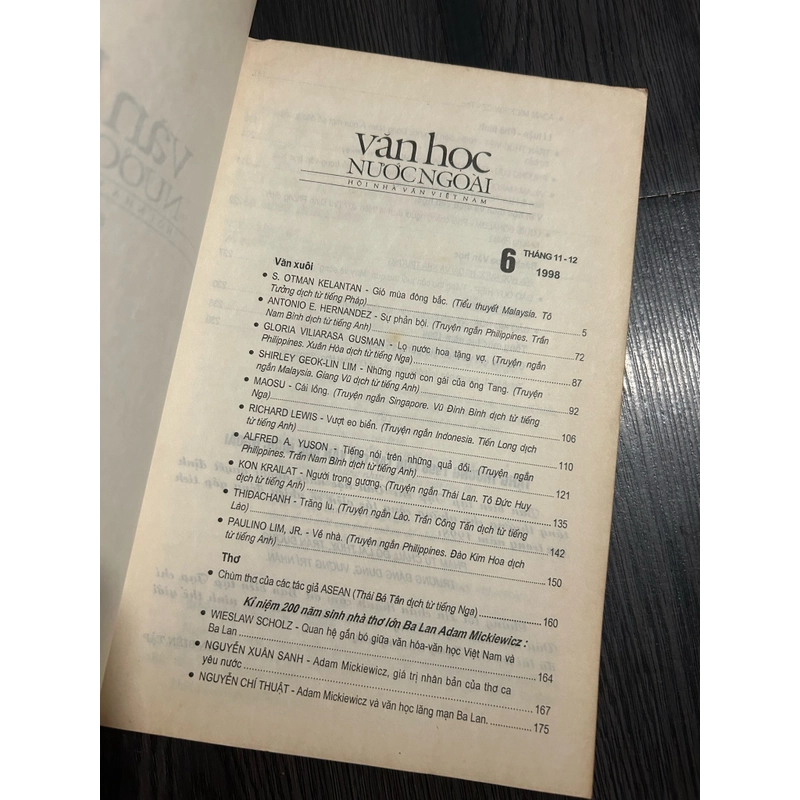 Văn học nước ngoài (Số 6-1998) 360744