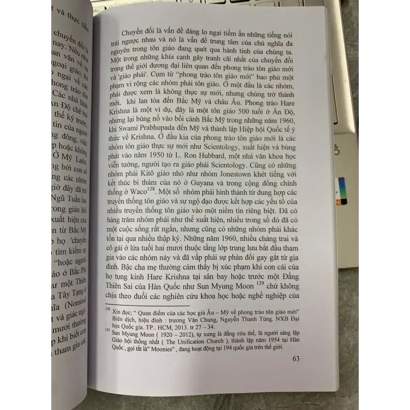 CHUYỂN ĐỔI TÔN GIÁO MỘT SỐ VẤN ĐỀ LÝ THUYẾT VÀ LỊCH SỬ - TRƯƠNG VĂN CHUNG 719079