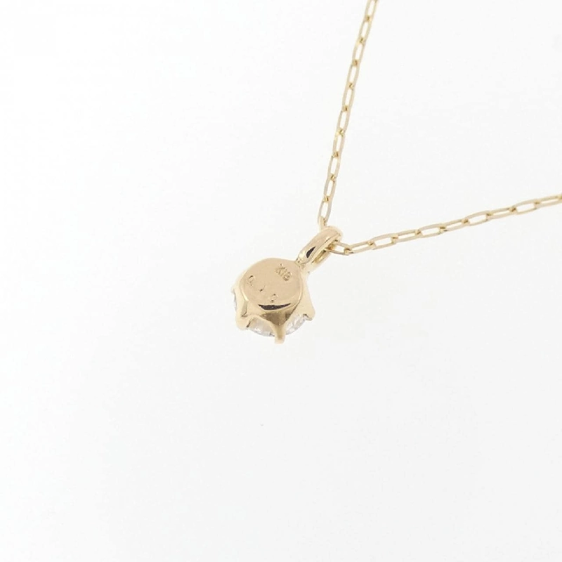 K18YG Solitaire Dây chuyền kim cương 0.10CT - Hàng hiệu Chính hãng 863749