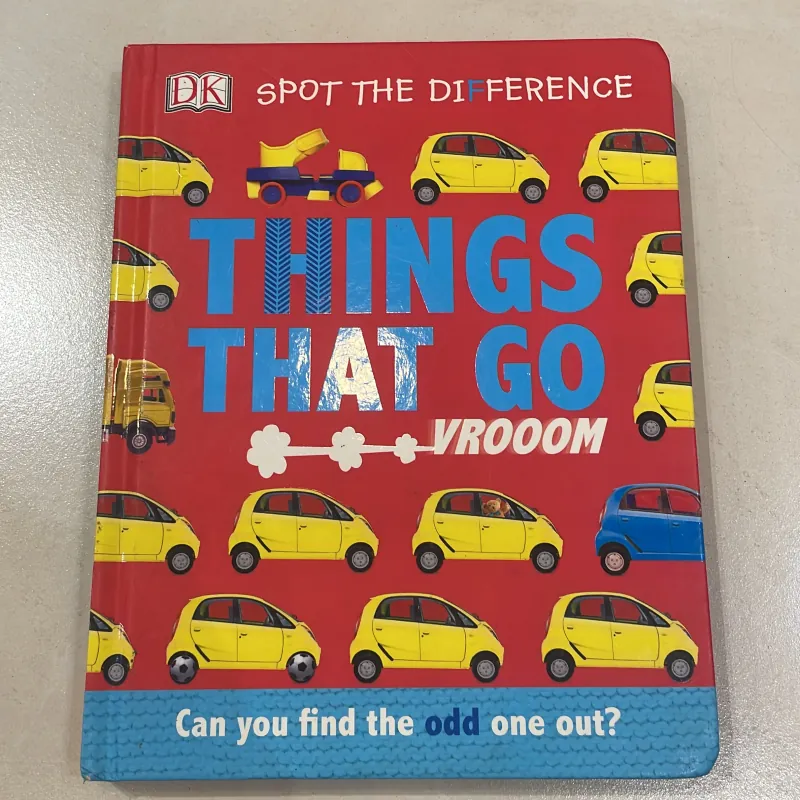 NGOẠI VĂN - tiếng anh trẻ em nxb DK nổi tiếng : Spot the Difference THINGS THAT GO  1027815