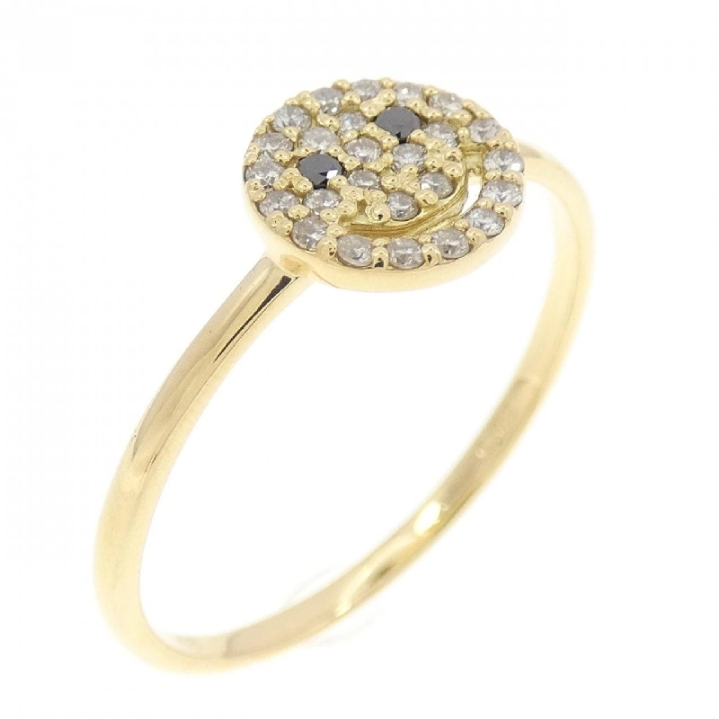 Nhẫn kim cương K18YG Smile 0.15CT - Hàng hiệu Authentic 851234