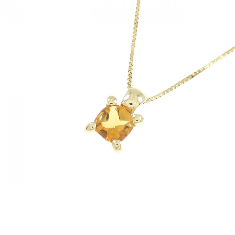 K18YG/750YG Citrine Necklace - Hàng hiệu Authentic 867352