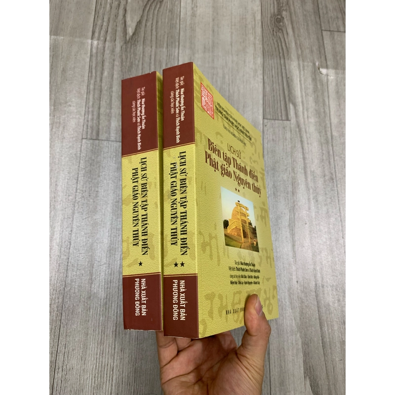 Lịch sử biên tập thánh điển phật giáo nguyên thuỷ. Bộ 2 tập. 1a5 537353